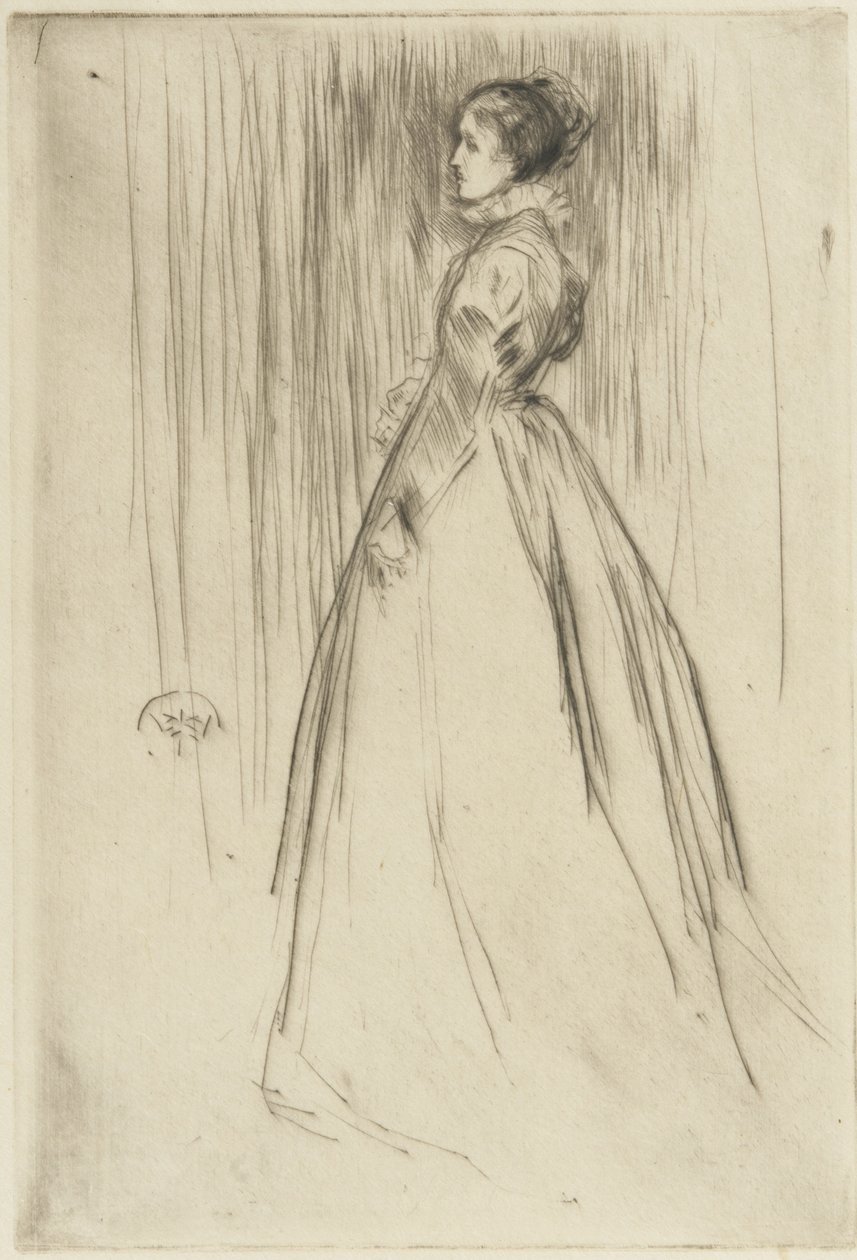 Das Samtkleid (Frances Leyland), 1873 von James Abbott McNeill Whistler