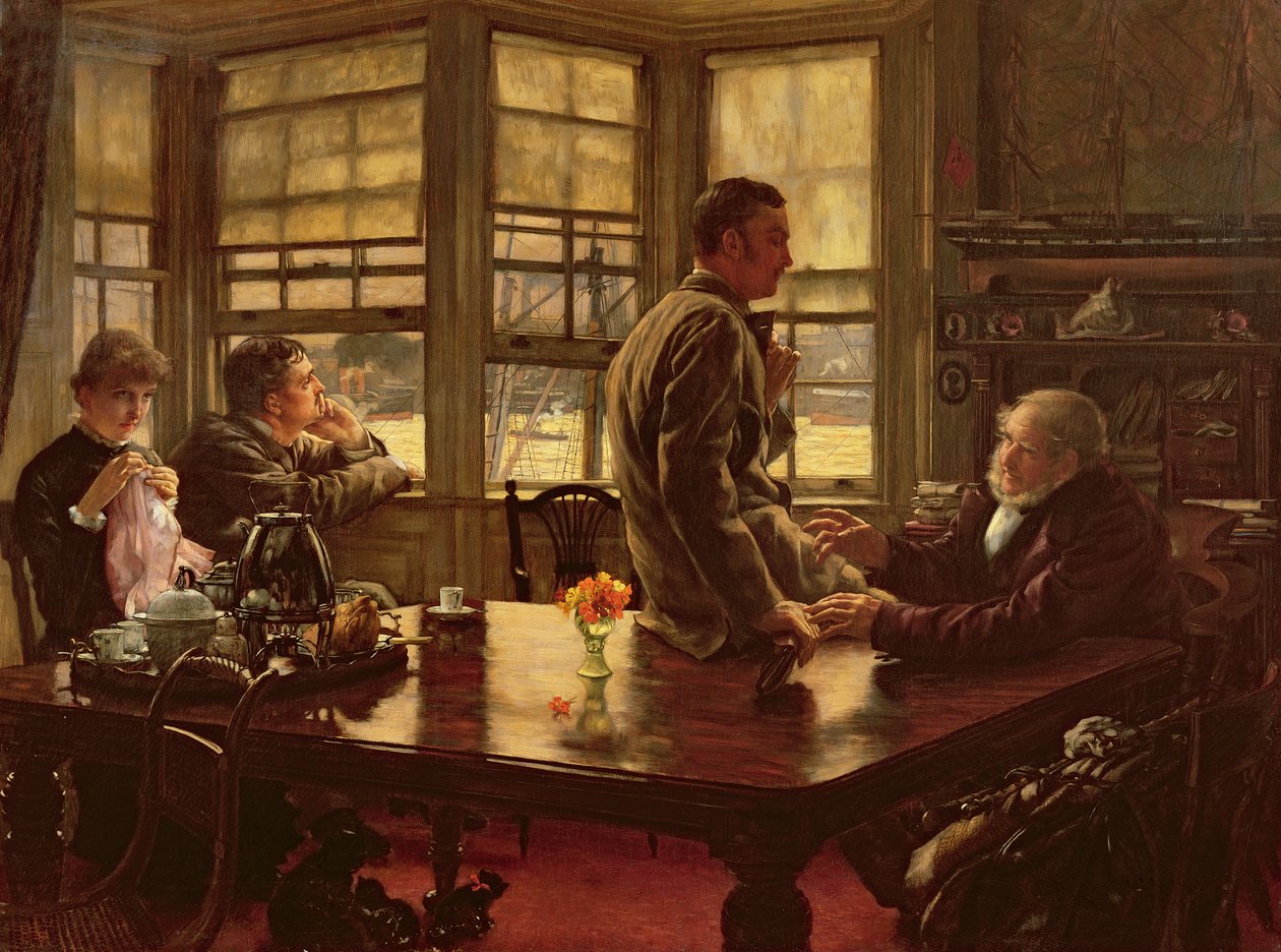 Der verlorene Sohn im modernen Leben: Die Abreise, 1880 von James Jacques Joseph Tissot