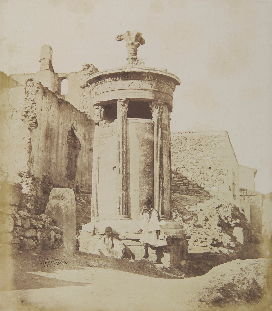 Das Lysikrates-Denkmal von Nordwesten von James Robertson