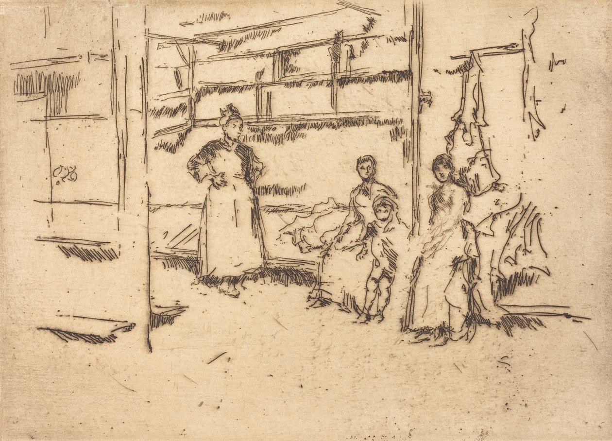 Nach dem Verkauf, Hounsditch von James Abbott McNeill Whistler