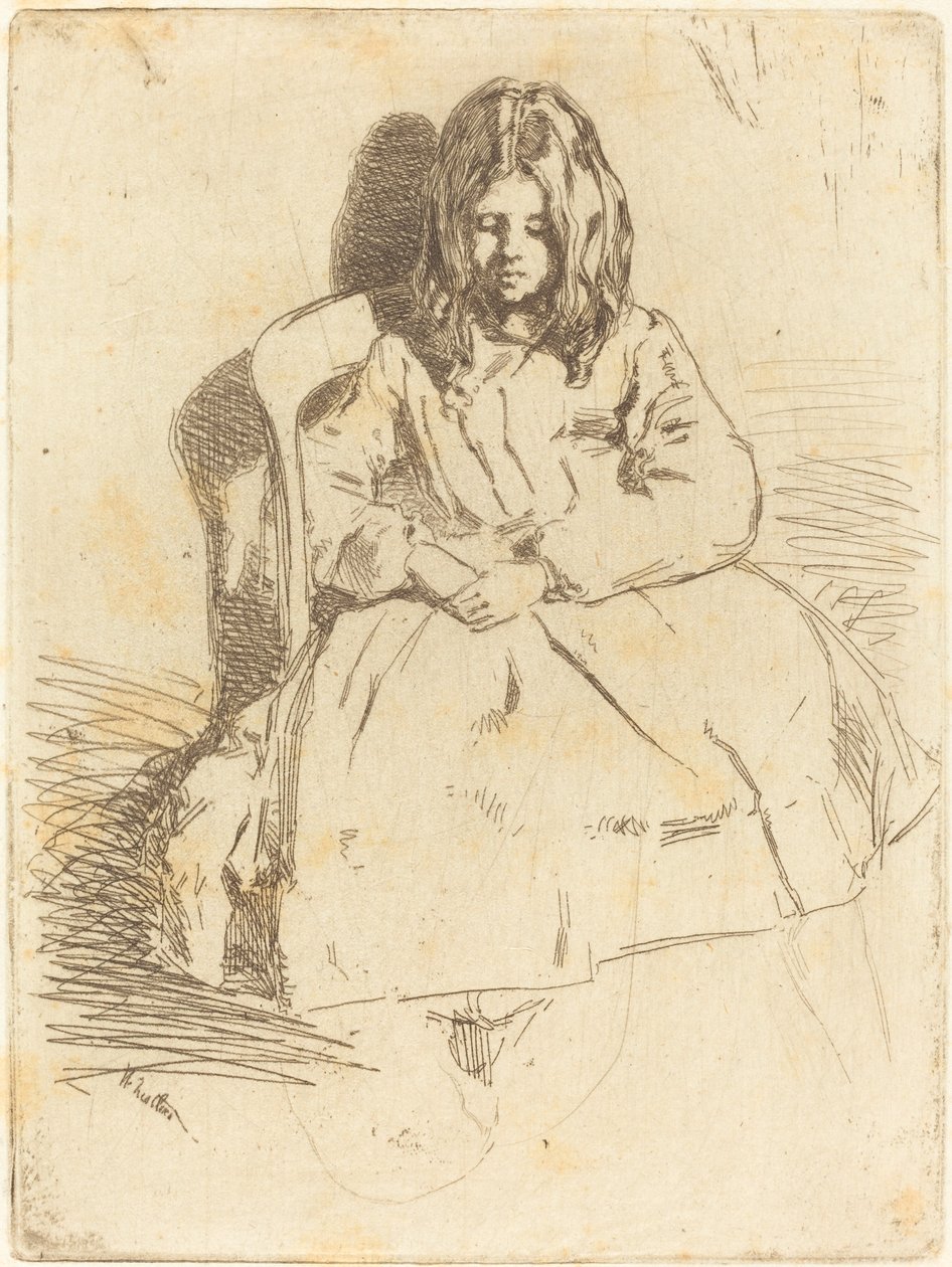 Annie sitzt von James Abbott McNeill Whistler