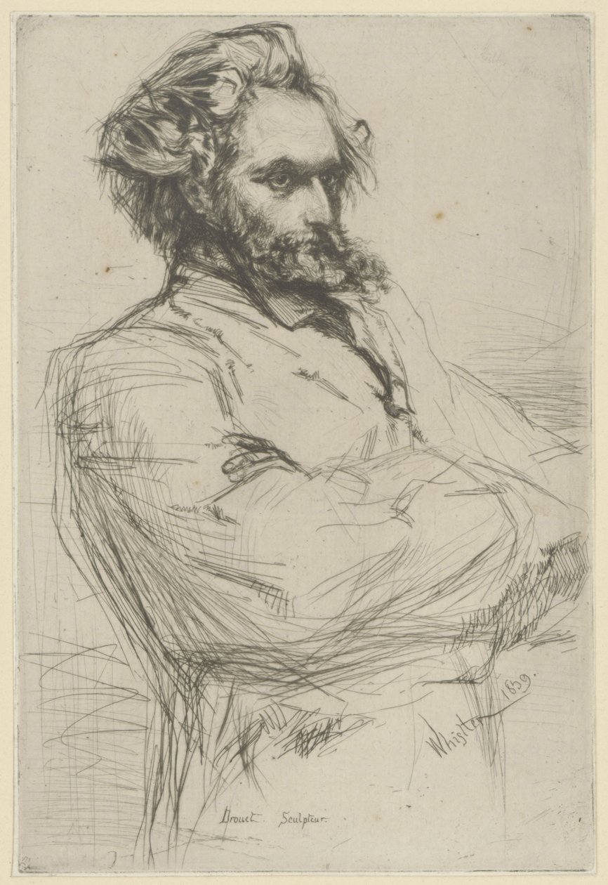Porträt Drouet von James Abbott McNeill Whistler