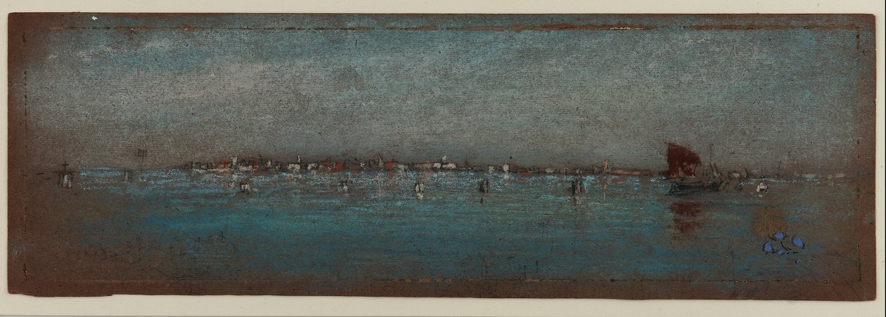 Blau und Silber - Die Inseln, Venedig von James Abbott McNeill Whistler