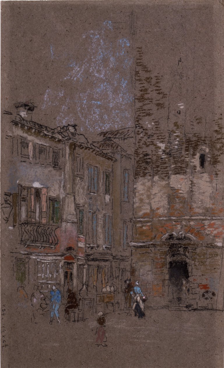 Campanile Santa Margherita, 1879-80 von James Abbott McNeill Whistler