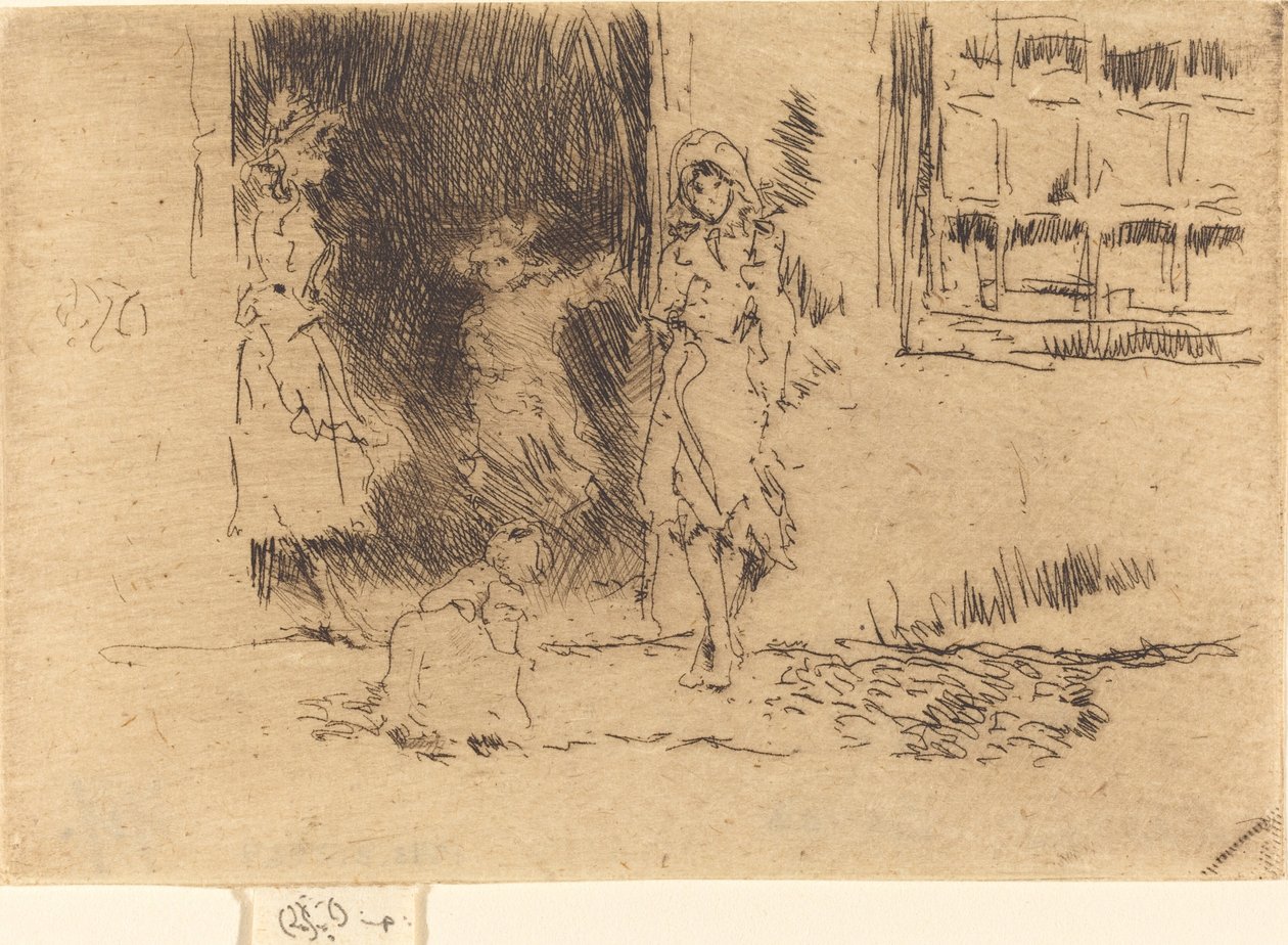 Cottage-Tür, ca. 1884-1886 von James Abbott McNeill Whistler