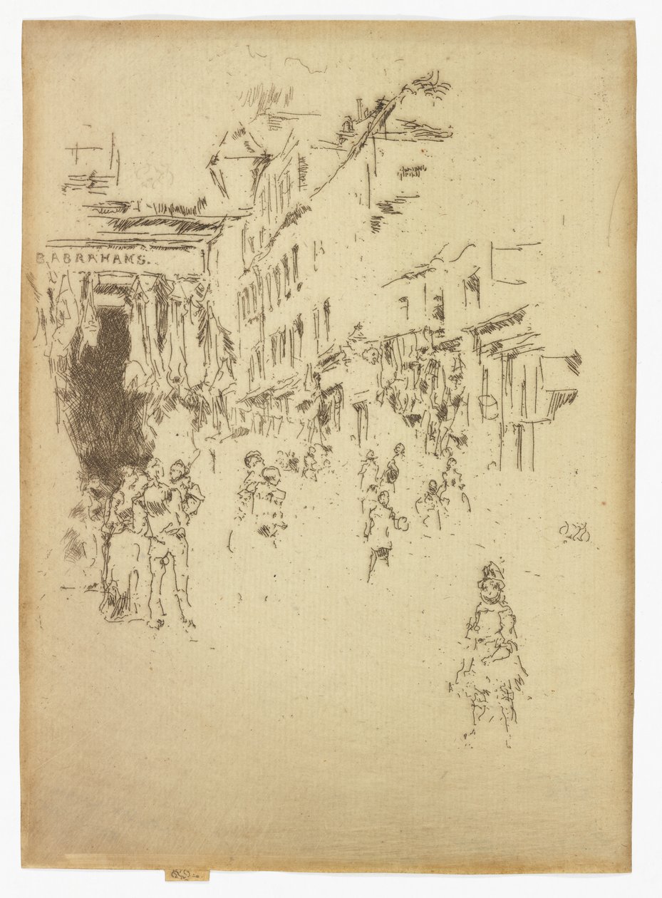 Cutler Street, Houndsditch, ca. 1886-88 von James Abbott McNeill Whistler