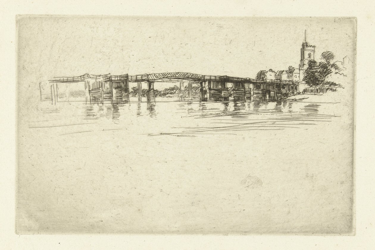 Die kleine Putney-Brücke von James Abbott McNeill Whistler