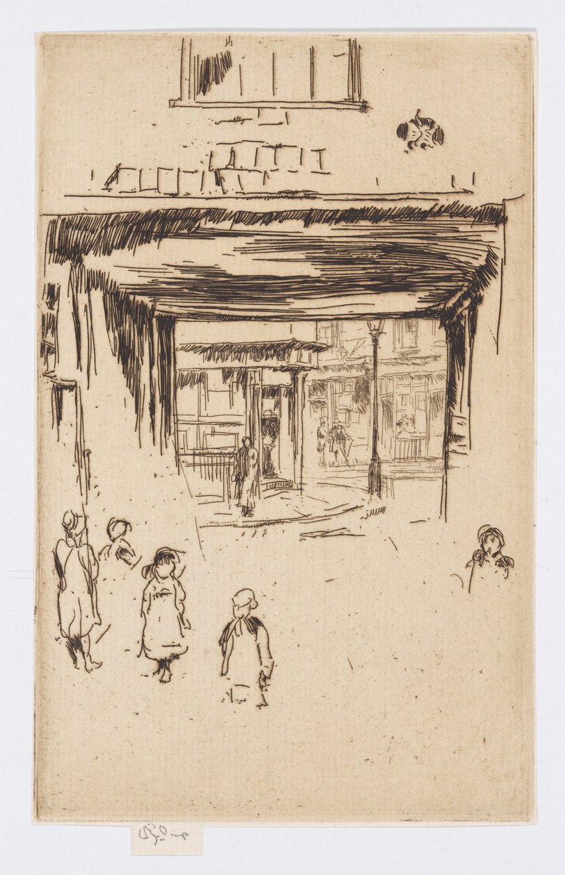 Drury Lane, um 1880-81 von James Abbott McNeill Whistler