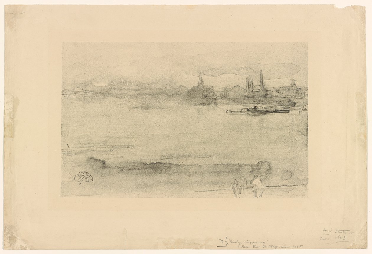 Früher Morgen, 1878 von James Abbott McNeill Whistler