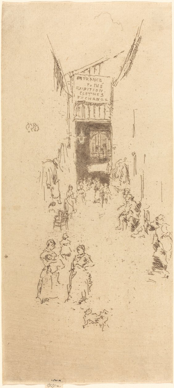 Fleur de Lys Passage, ca. 1886-1888 von James Abbott McNeill Whistler