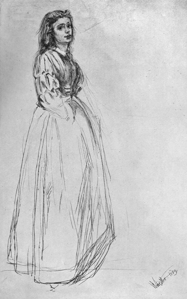 Fumette, stehend 1859 von James Abbott McNeill Whistler