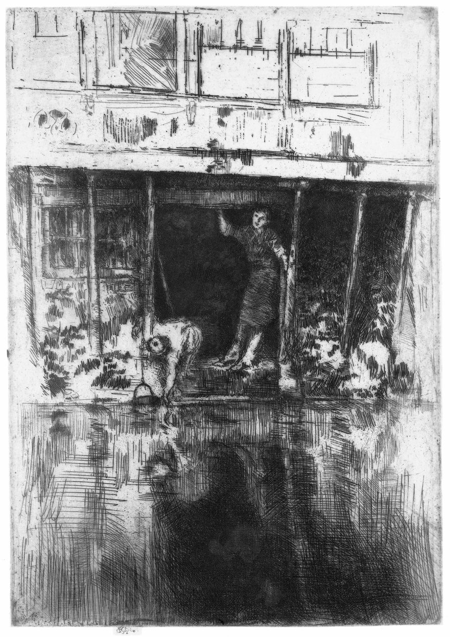 Haus am Kanal in Amsterdam von James Abbott McNeill Whistler