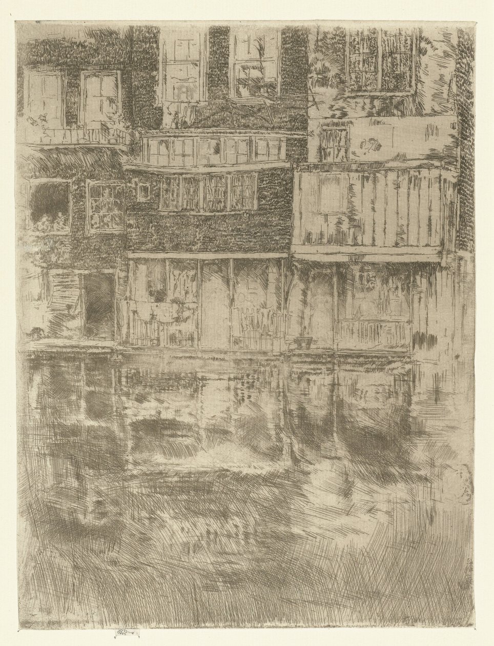 Häuser in Amsterdam von James Abbott McNeill Whistler