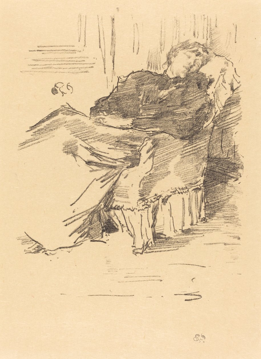 La Belle Dame endormie, 1894 von James Abbott McNeill Whistler