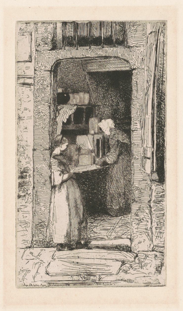 Die Senfverkäuferin, 1858 von James Abbott McNeill Whistler