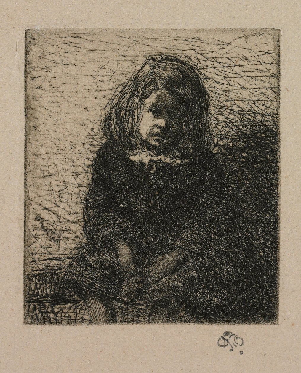 Kleiner Arthur aus Zwölf Radierungen aus der Natur von James Abbott McNeill Whistler