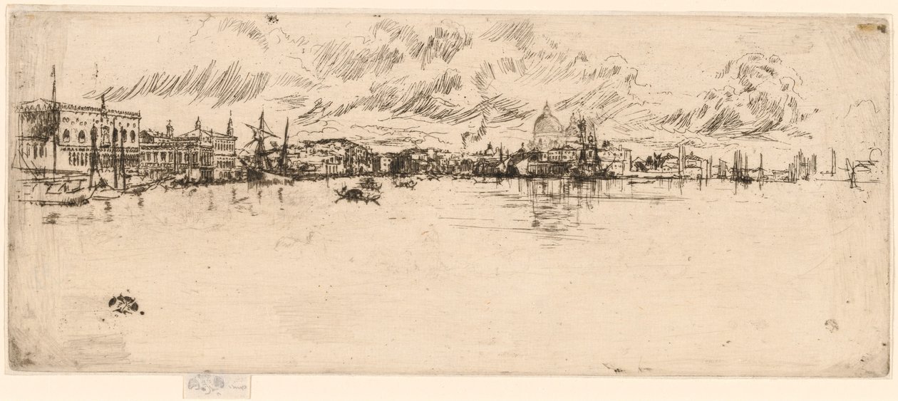 Langes Venedig, 1879-1880 von James Abbott McNeill Whistler