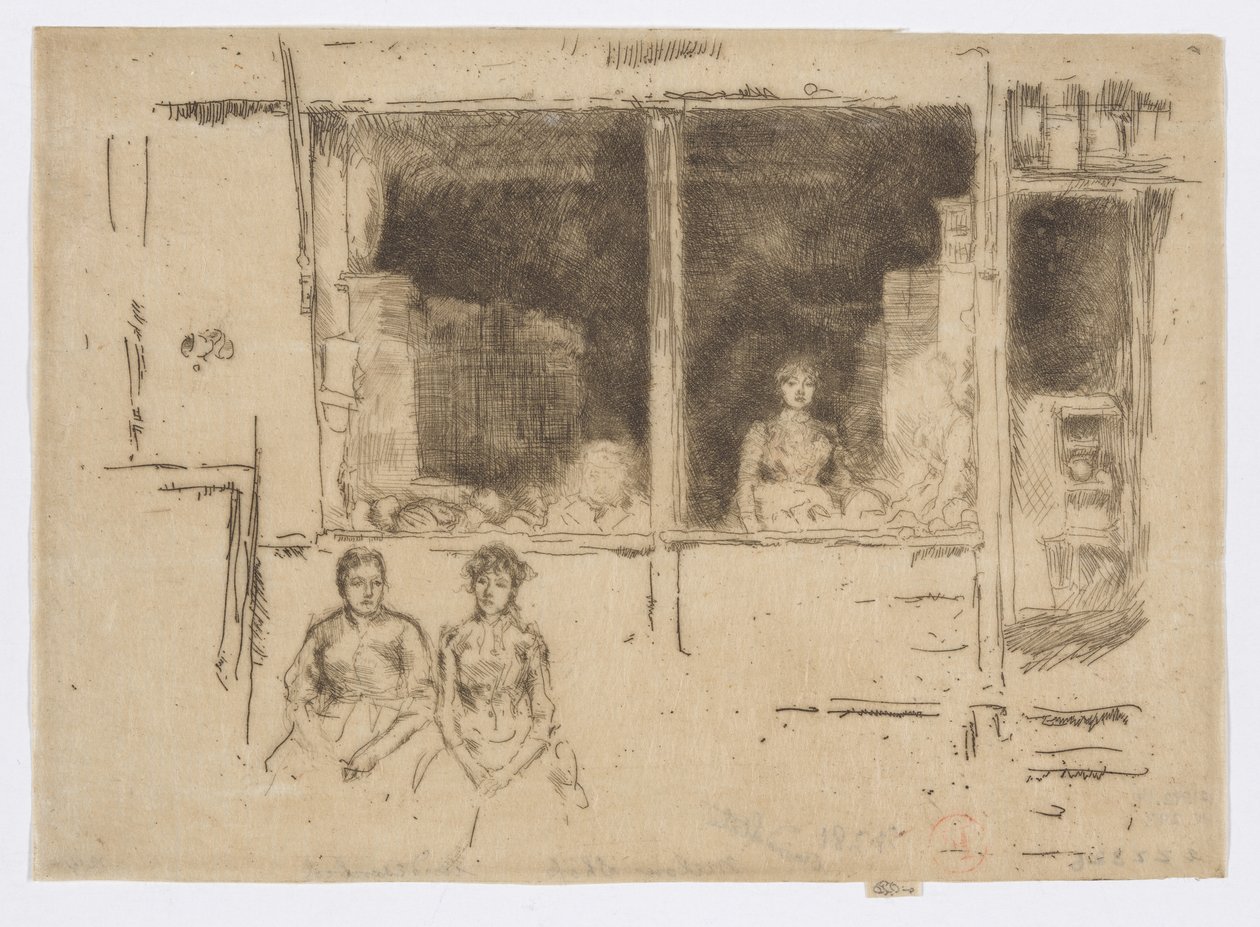 Melonenladen, Hounsditch, ca. 1886-88 von James Abbott McNeill Whistler