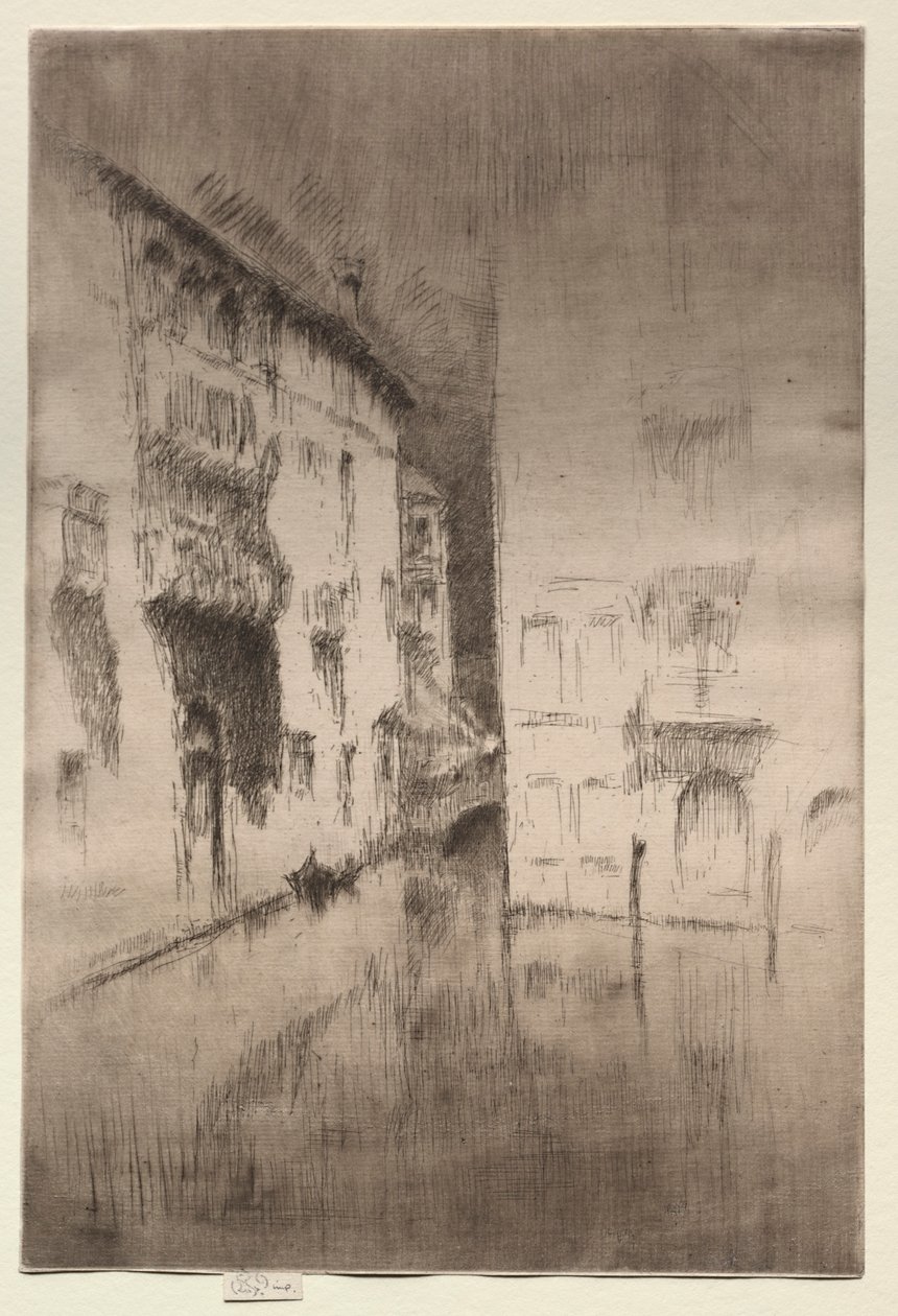 Nocturne: Paläste, um 1880 von James Abbott McNeill Whistler