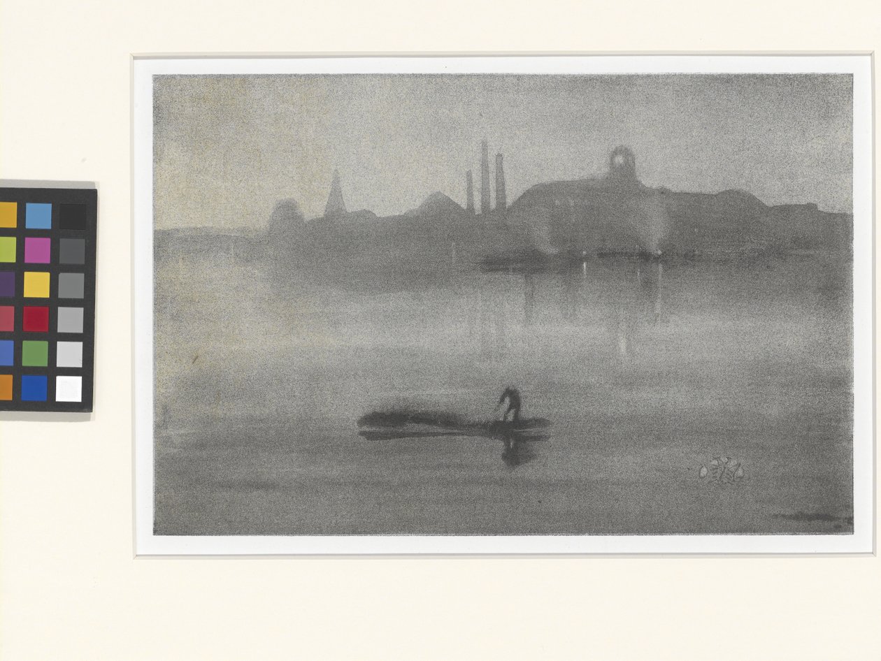 Nocturne: Die Themse bei Battersea von James Abbott McNeill Whistler
