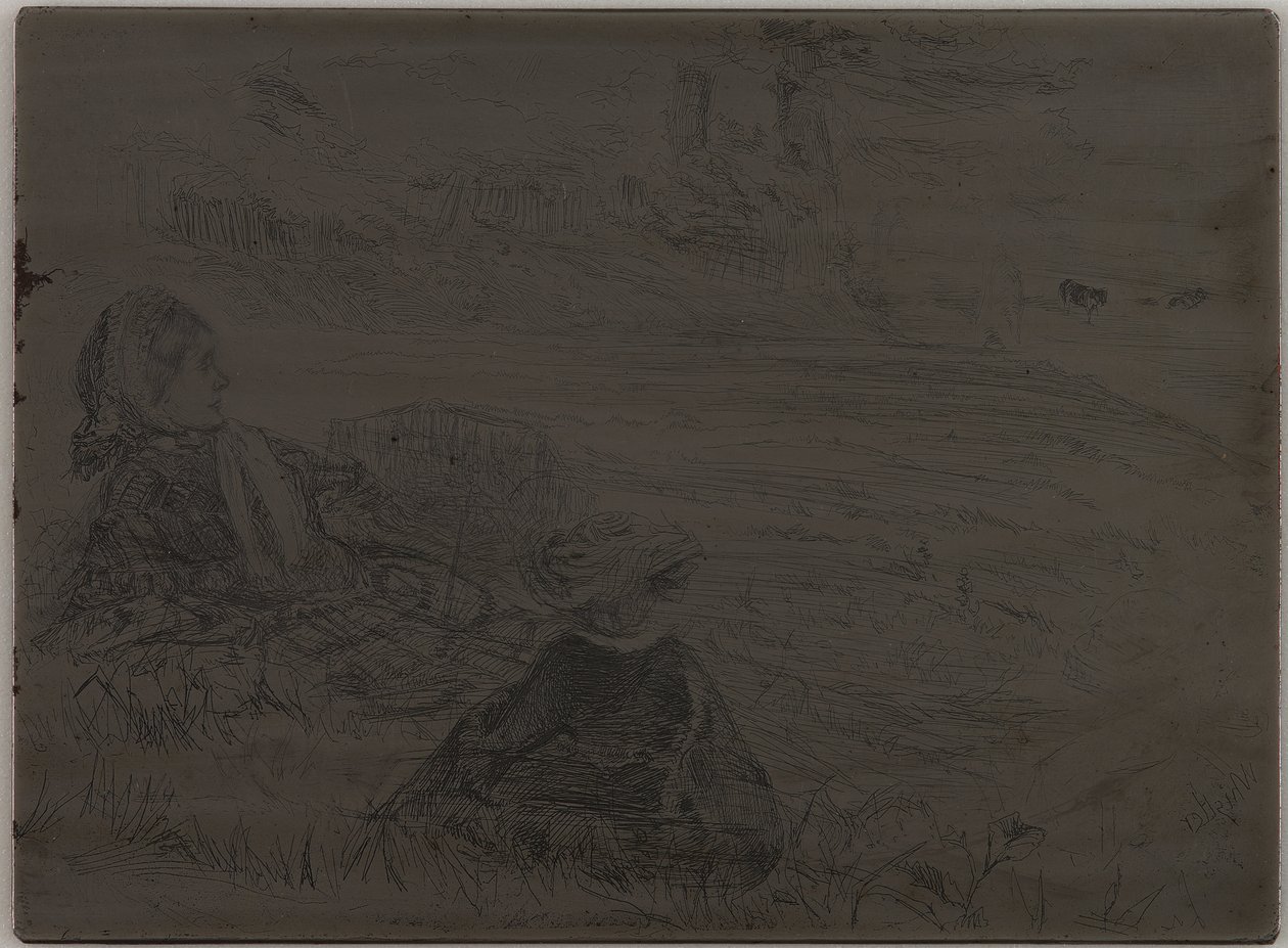 Kindermädchen und Kind, 1859 von James Abbott McNeill Whistler