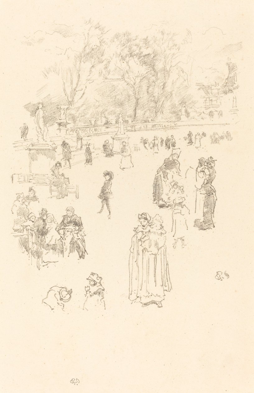 Kindermädchen: Les Bonnes du Luxembourg von James Abbott McNeill Whistler