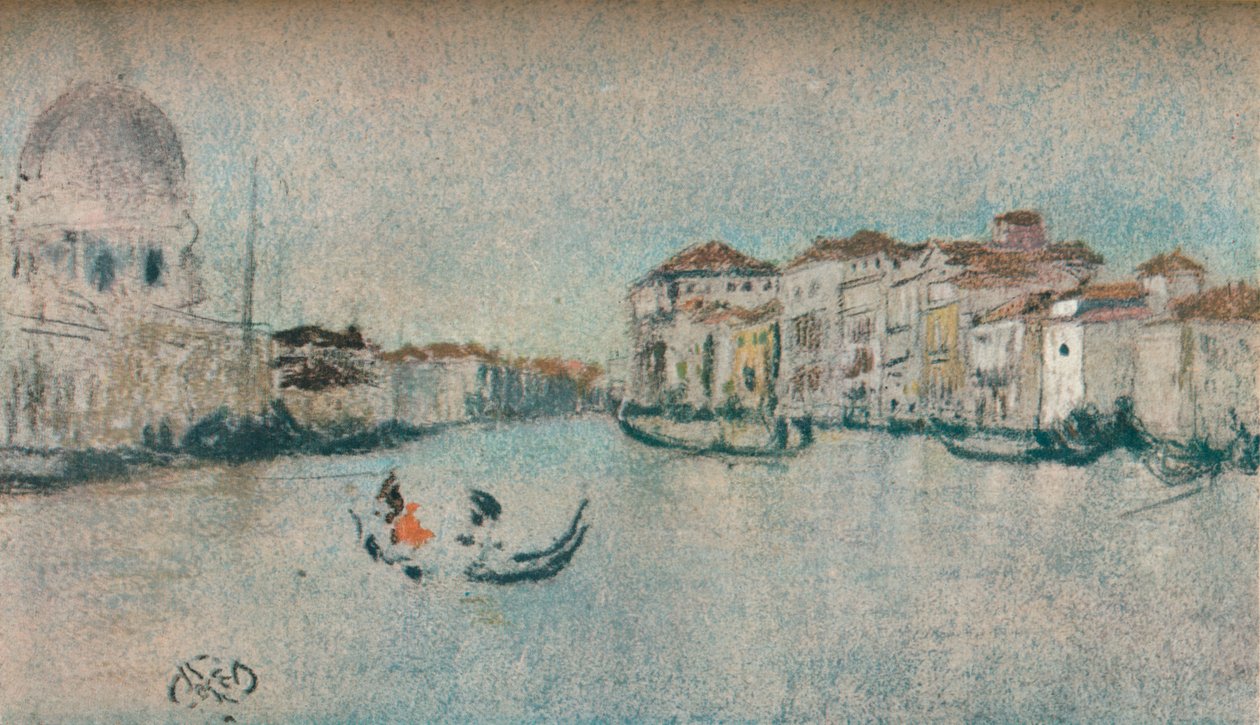 Auf einem venezianischen Kanal, ca. 1854-1903, 1903 von James Abbott McNeill Whistler