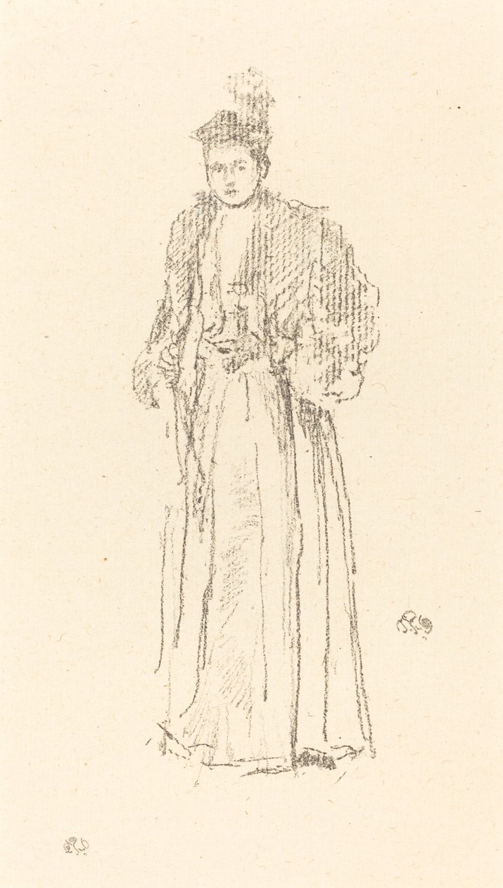 Porträtstudie: Miss Charlotte R. Williams, 1892 von James Abbott McNeill Whistler