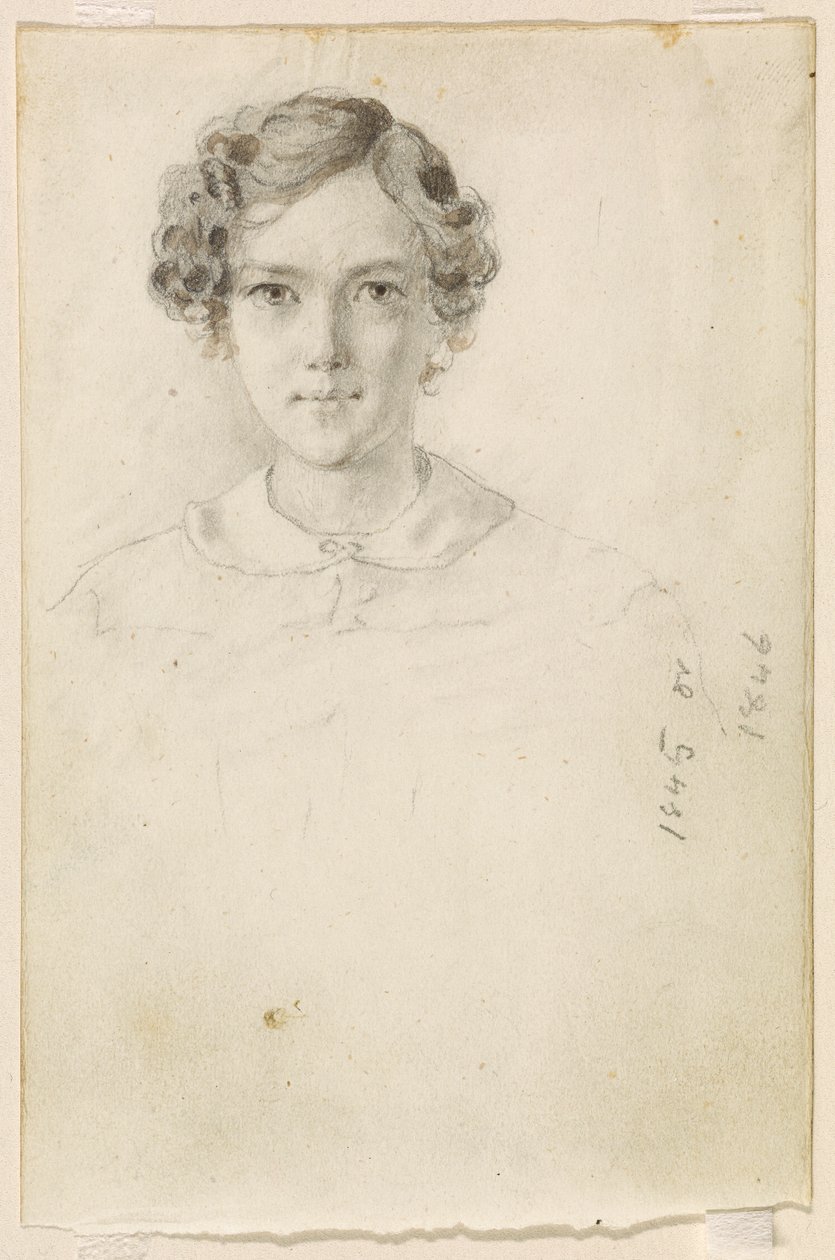 Porträt von Whistler, 1845 oder 1846 von James Abbott McNeill Whistler