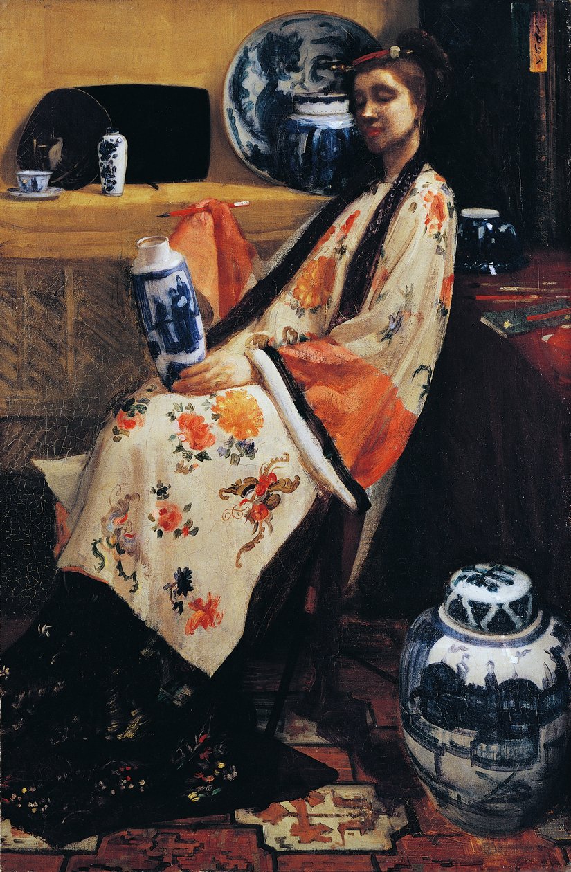 Lila und Rosa: Lange Leizen von Sechs Marken von James Abbott McNeill Whistler