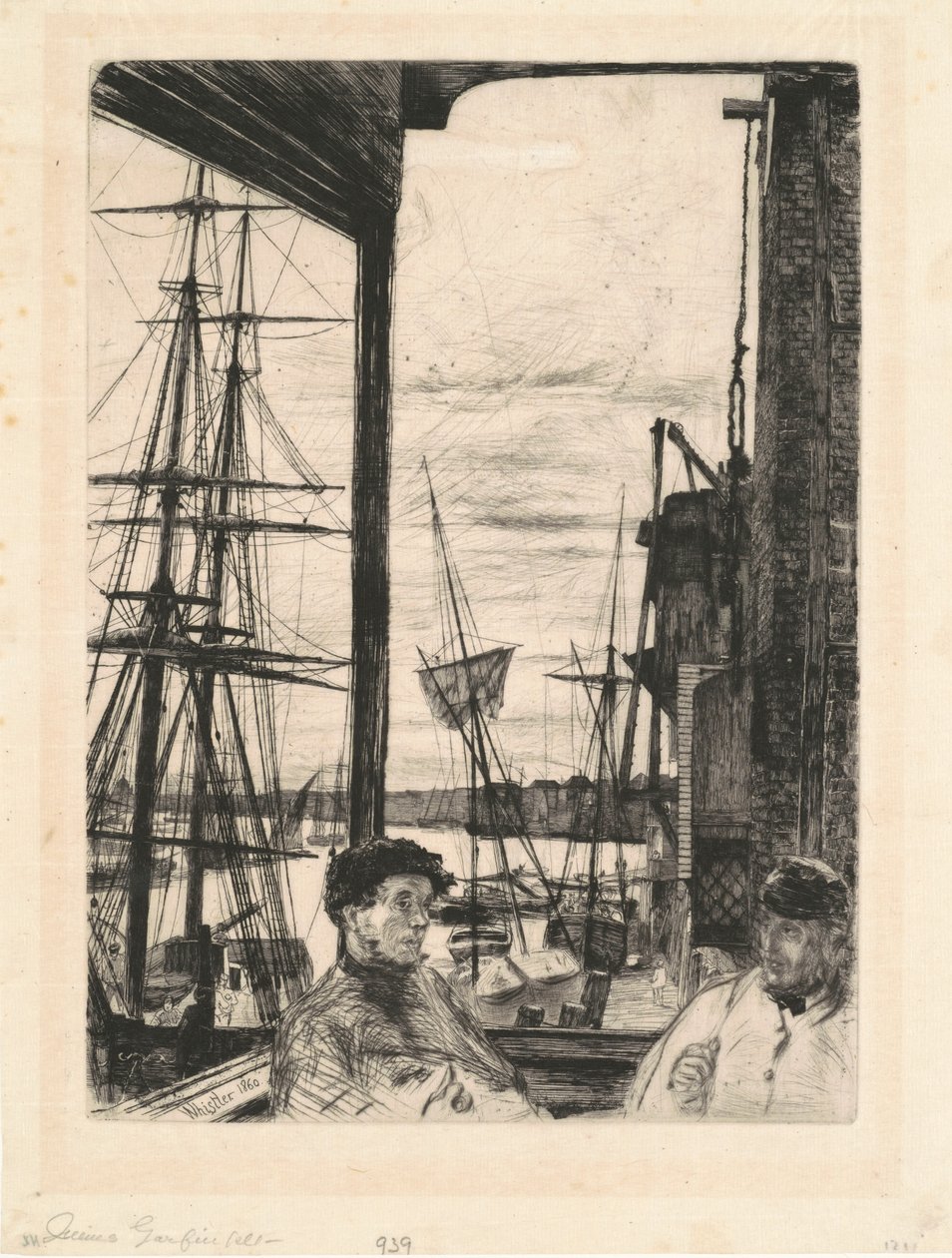 Rotherhithe, 1860 von James Abbott McNeill Whistler