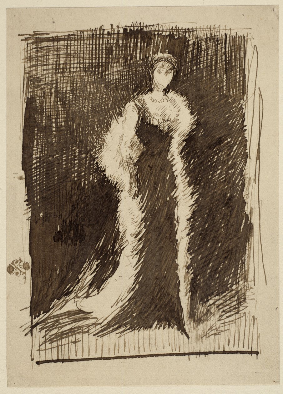 Studie für Arrangement in Schwarz: Lady Meux, 1881 von James Abbott McNeill Whistler