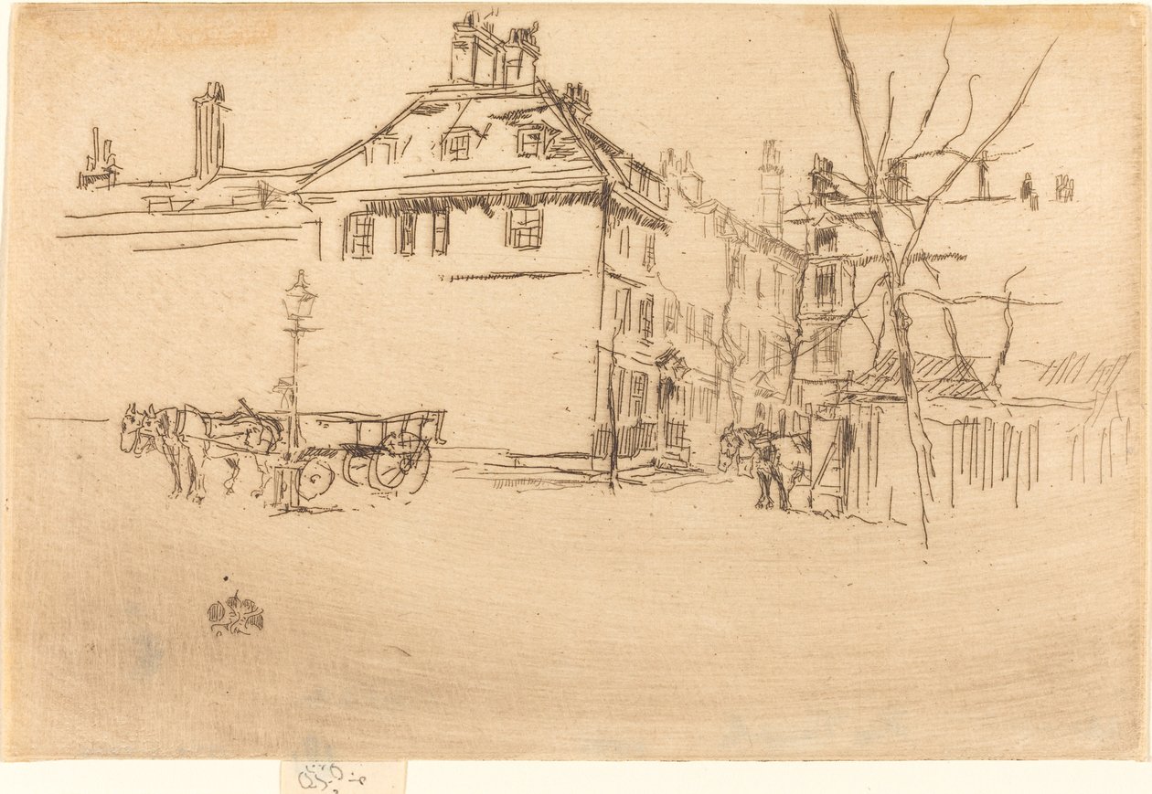 Tempel, ca. 1880-1881 von James Abbott McNeill Whistler