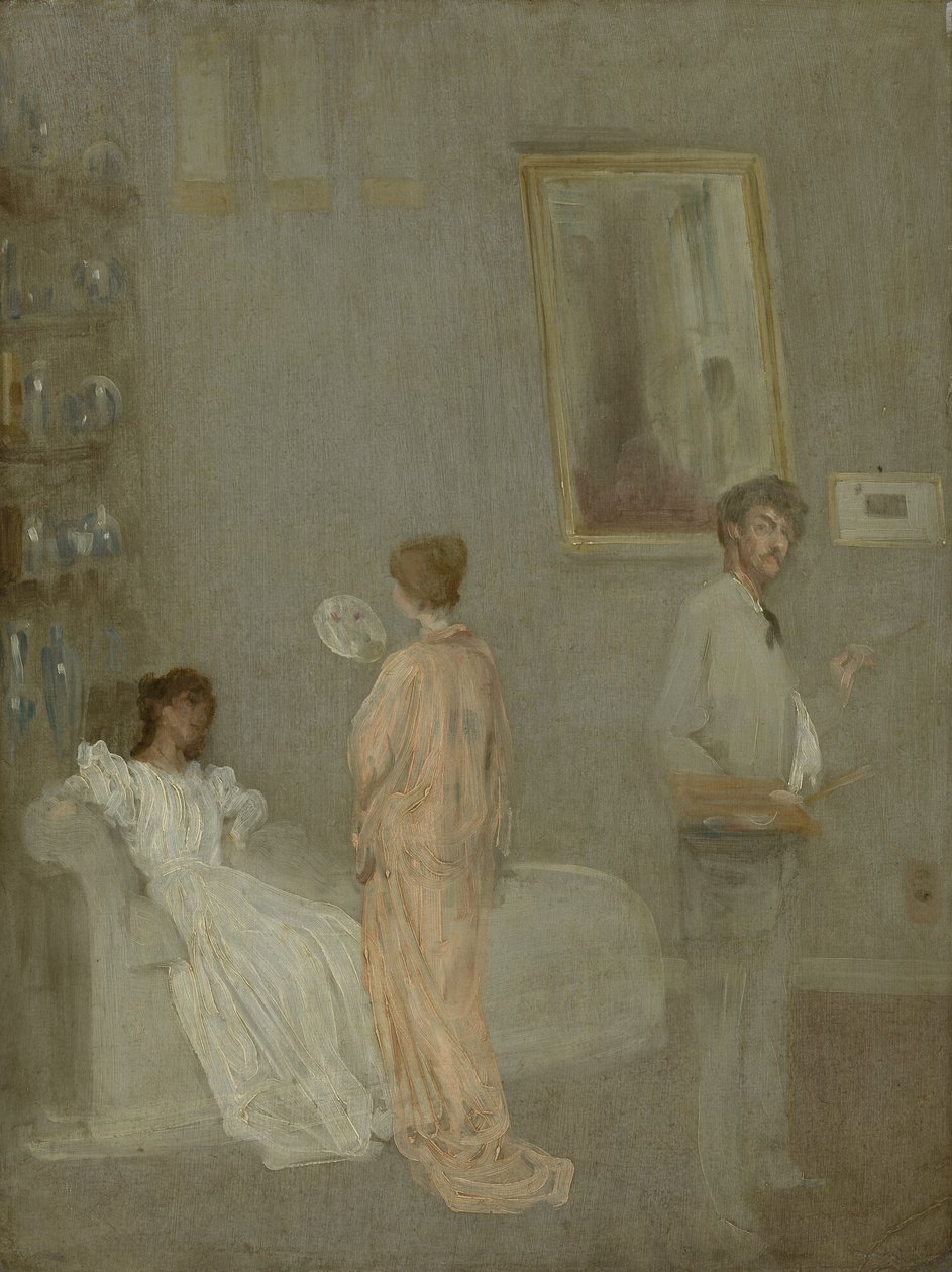 Der Künstler in seinem Atelier, 1865/66 von James Abbott McNeill Whistler