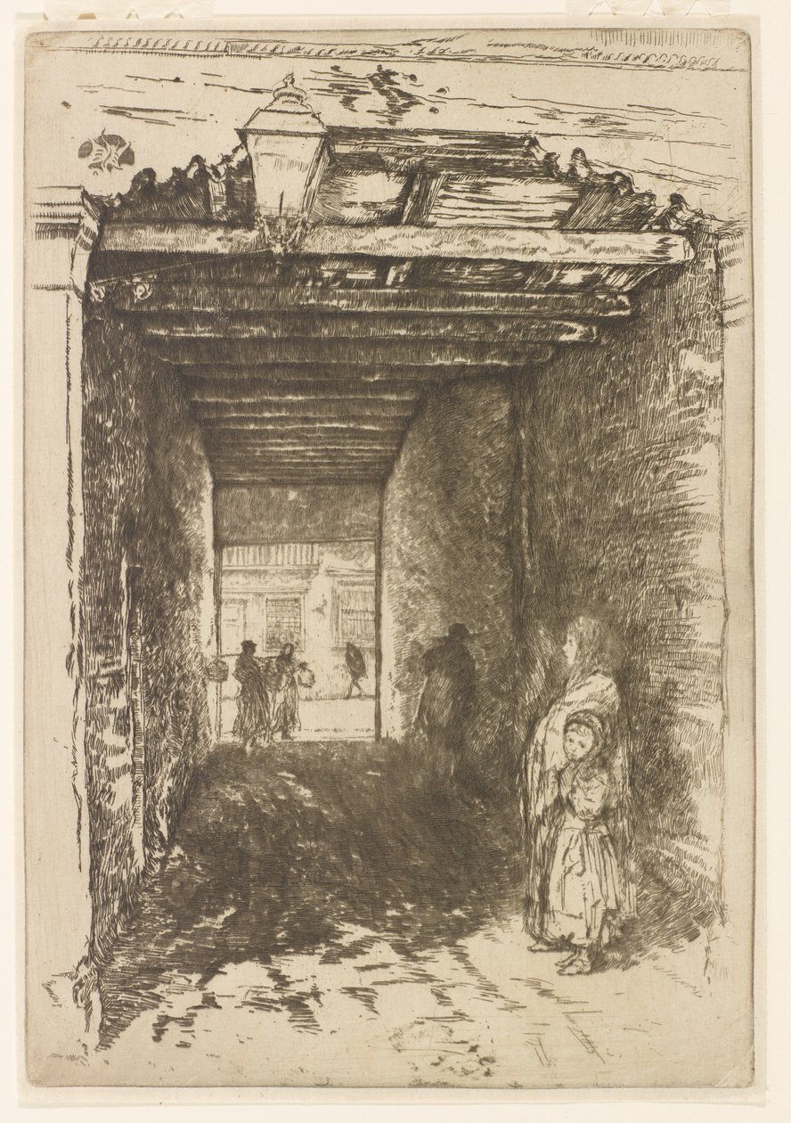 Die Bettler, 1879-1880 von James Abbott McNeill Whistler