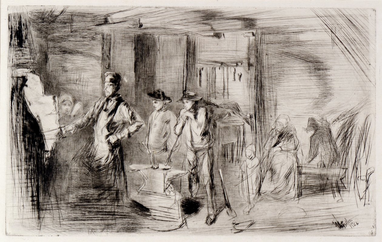Die Schmiede von James Abbott McNeill Whistler