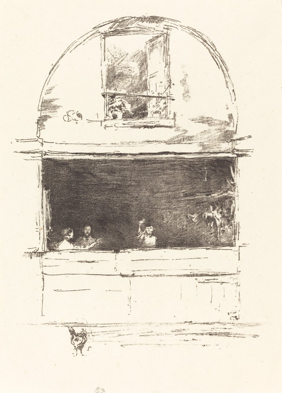 Die Schmiede, Passage du Dragon von James Abbott McNeill Whistler
