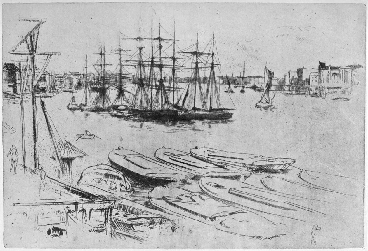 Der große Teich, 1879-1904 von James Abbott McNeill Whistler