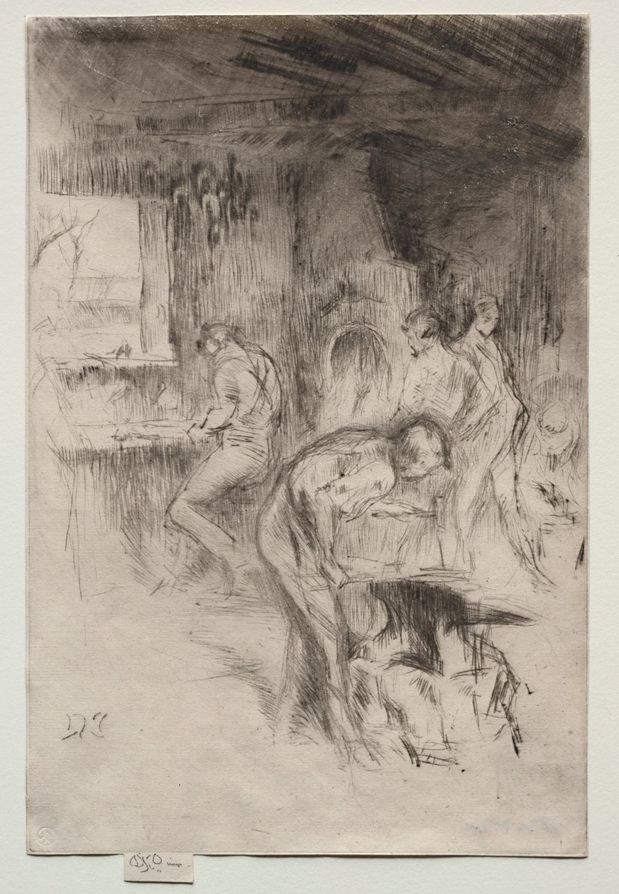Die kleine Schmiede von James Abbott McNeill Whistler