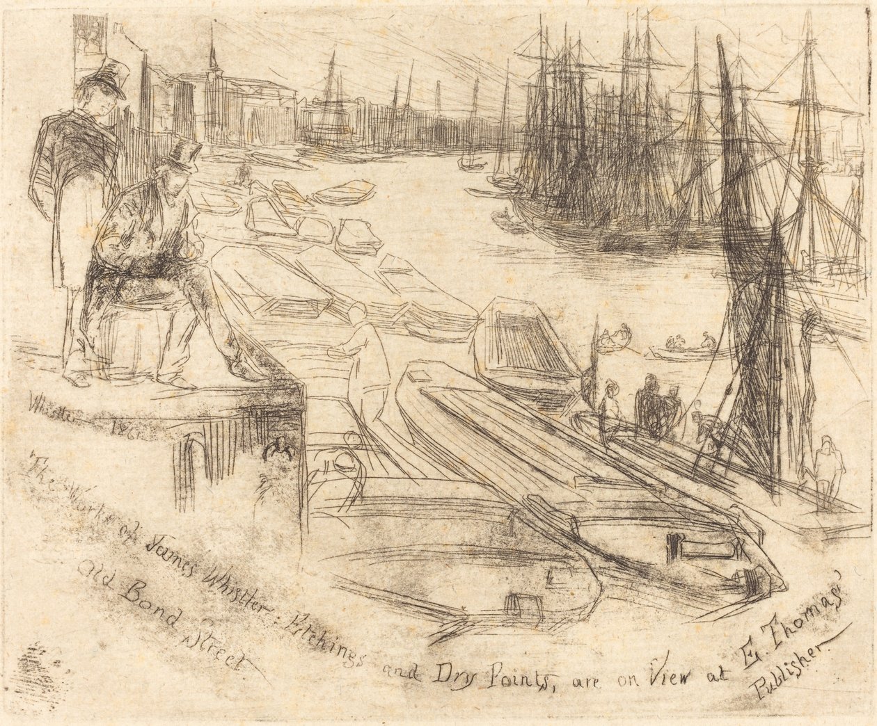 Der kleine Teich, 1861 von James Abbott McNeill Whistler