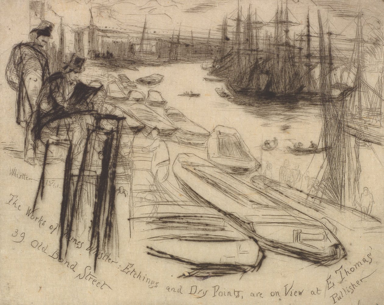 Der kleine Teich, 1861 von James Abbott McNeill Whistler
