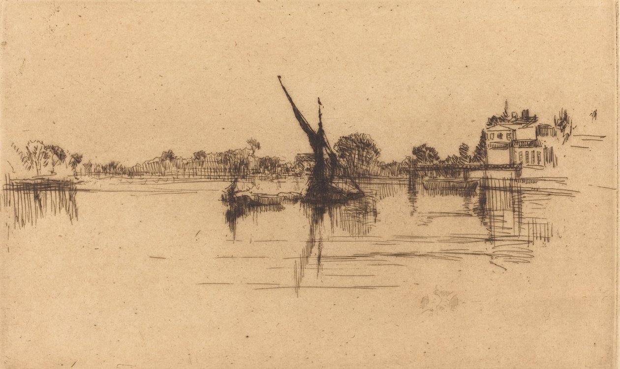 Der kleine Putney, Nr. II, 1879 von James Abbott McNeill Whistler
