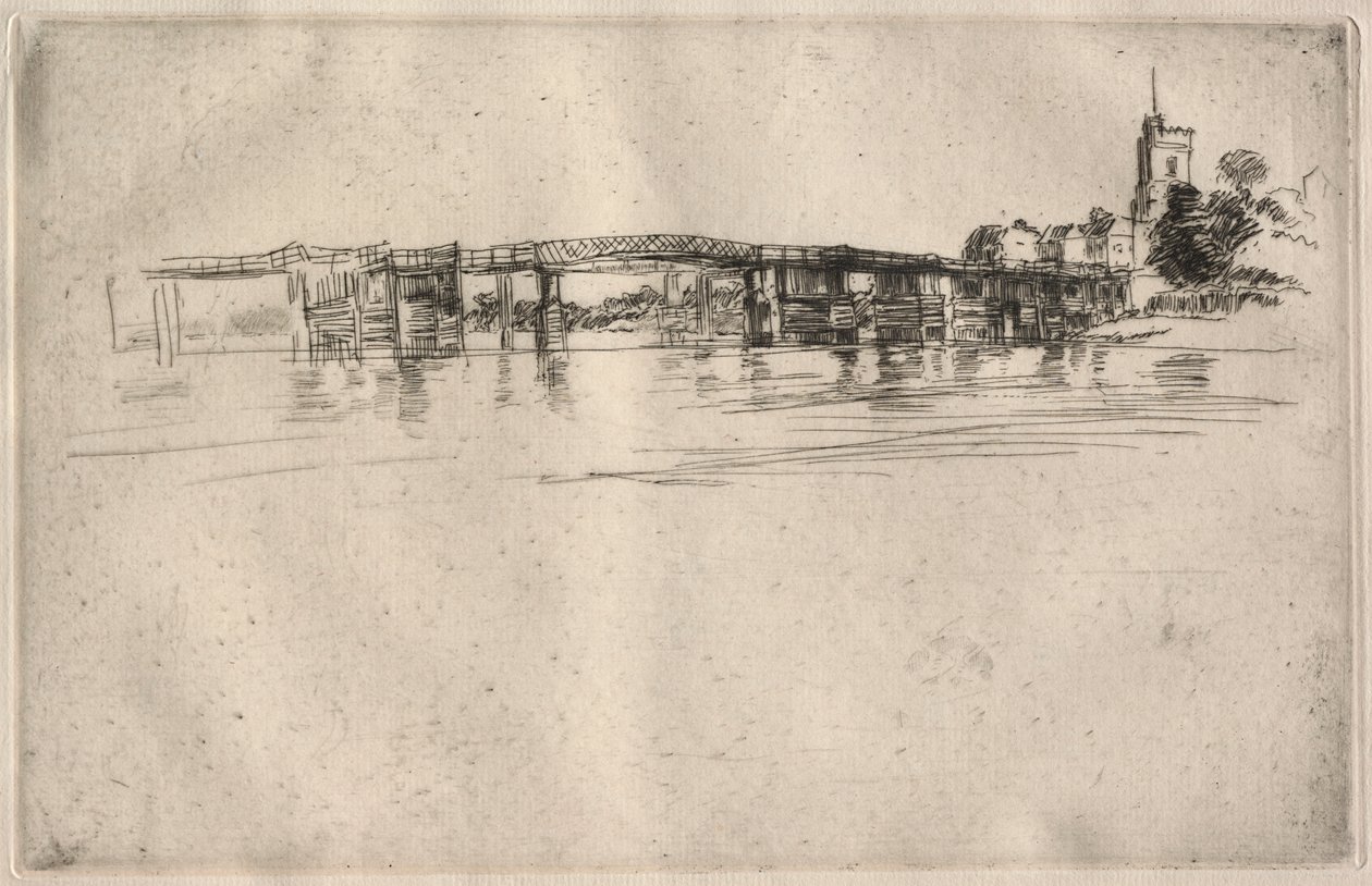 Der kleine Putney Nr. 1 von James Abbott McNeill Whistler