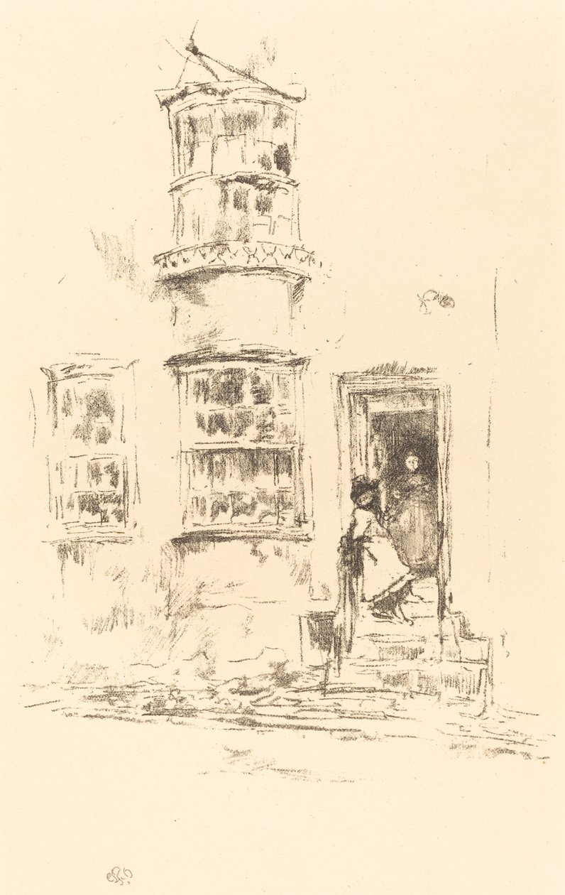 Die kleinen Schritte, Lyme Regis, 1895-1896 von James Abbott McNeill Whistler