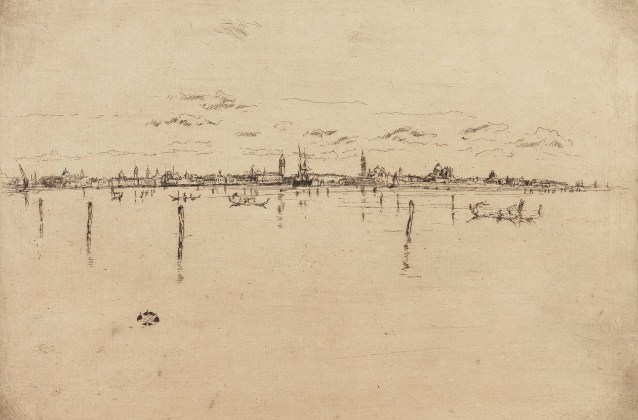 Das kleine Venedig, 1879-1880 von James Abbott McNeill Whistler