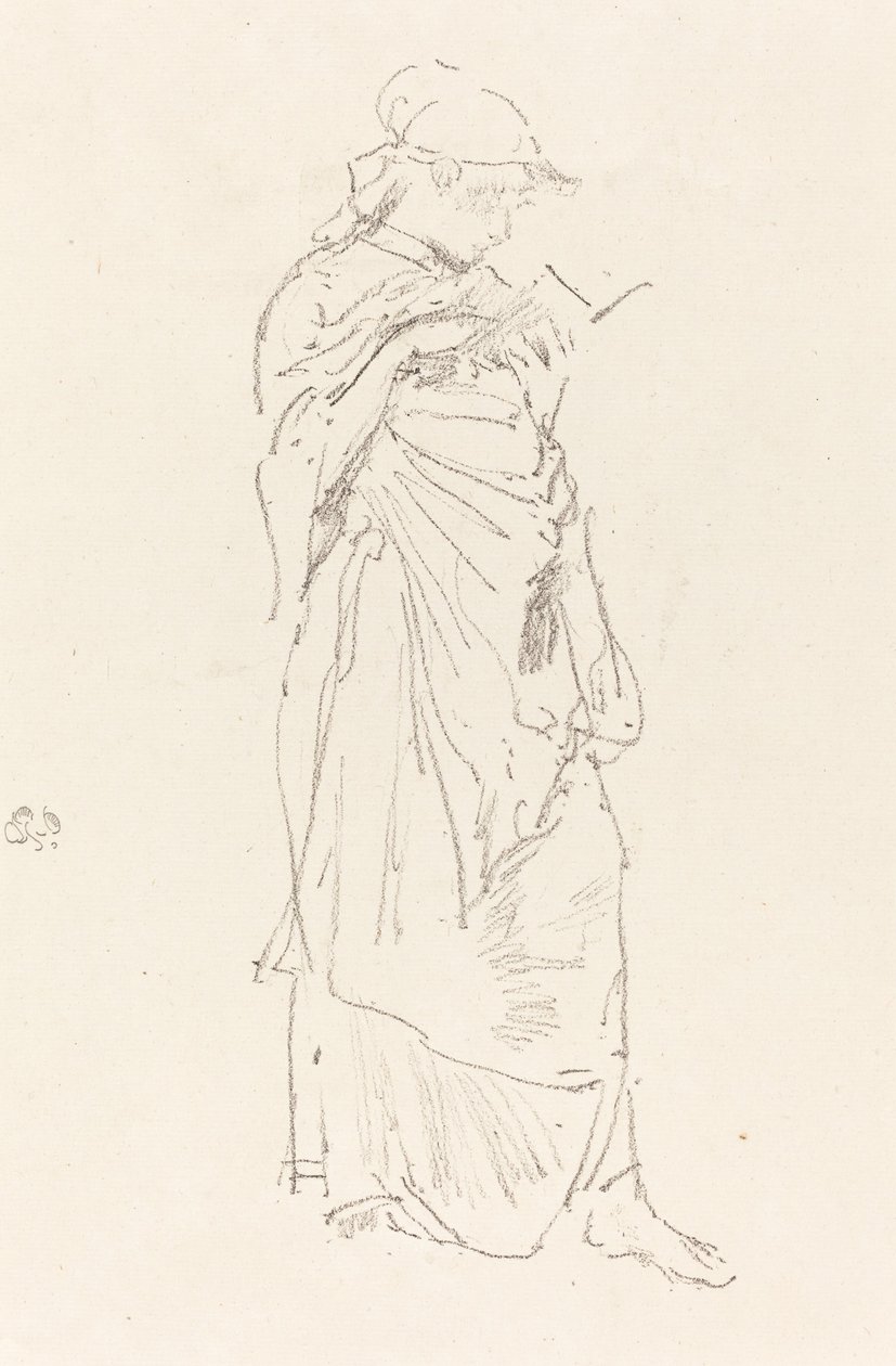 Der Roman: Mädchen beim Lesen, ca. 1889 von James Abbott McNeill Whistler