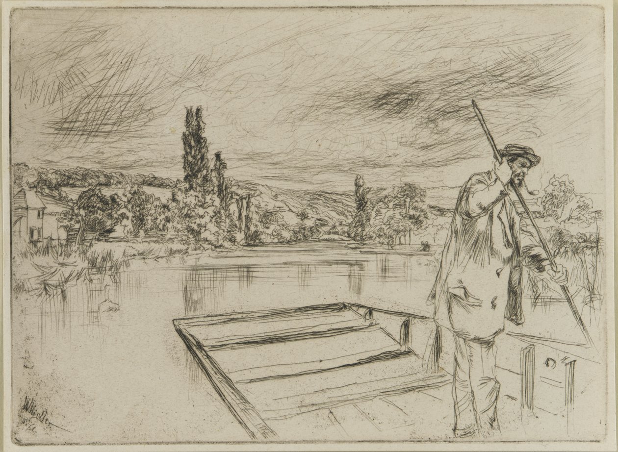 Das Boot, 1861 von James Abbott McNeill Whistler