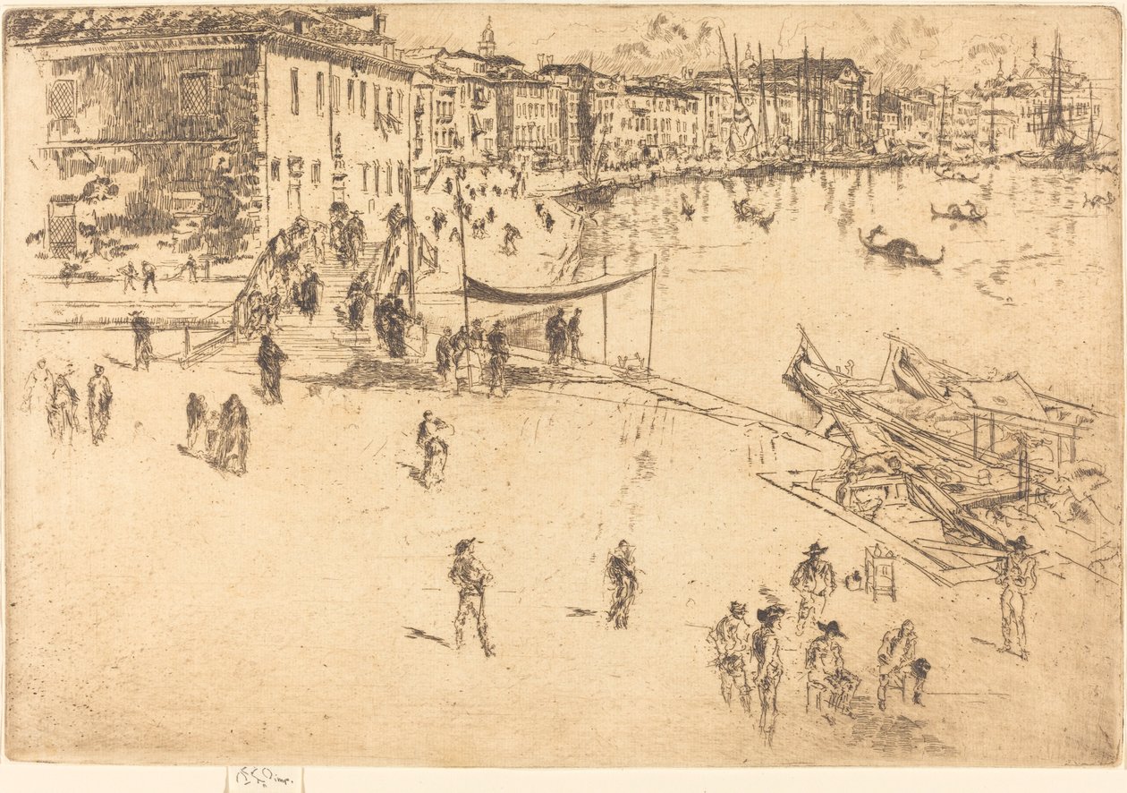 Die Riva, Nr. II, 1880 von James Abbott McNeill Whistler