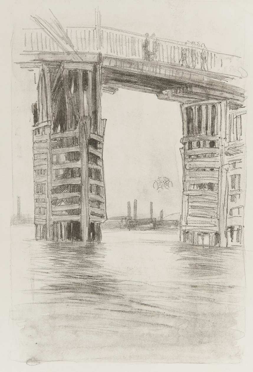Die hohe Brücke, 1878 von James Abbott McNeill Whistler