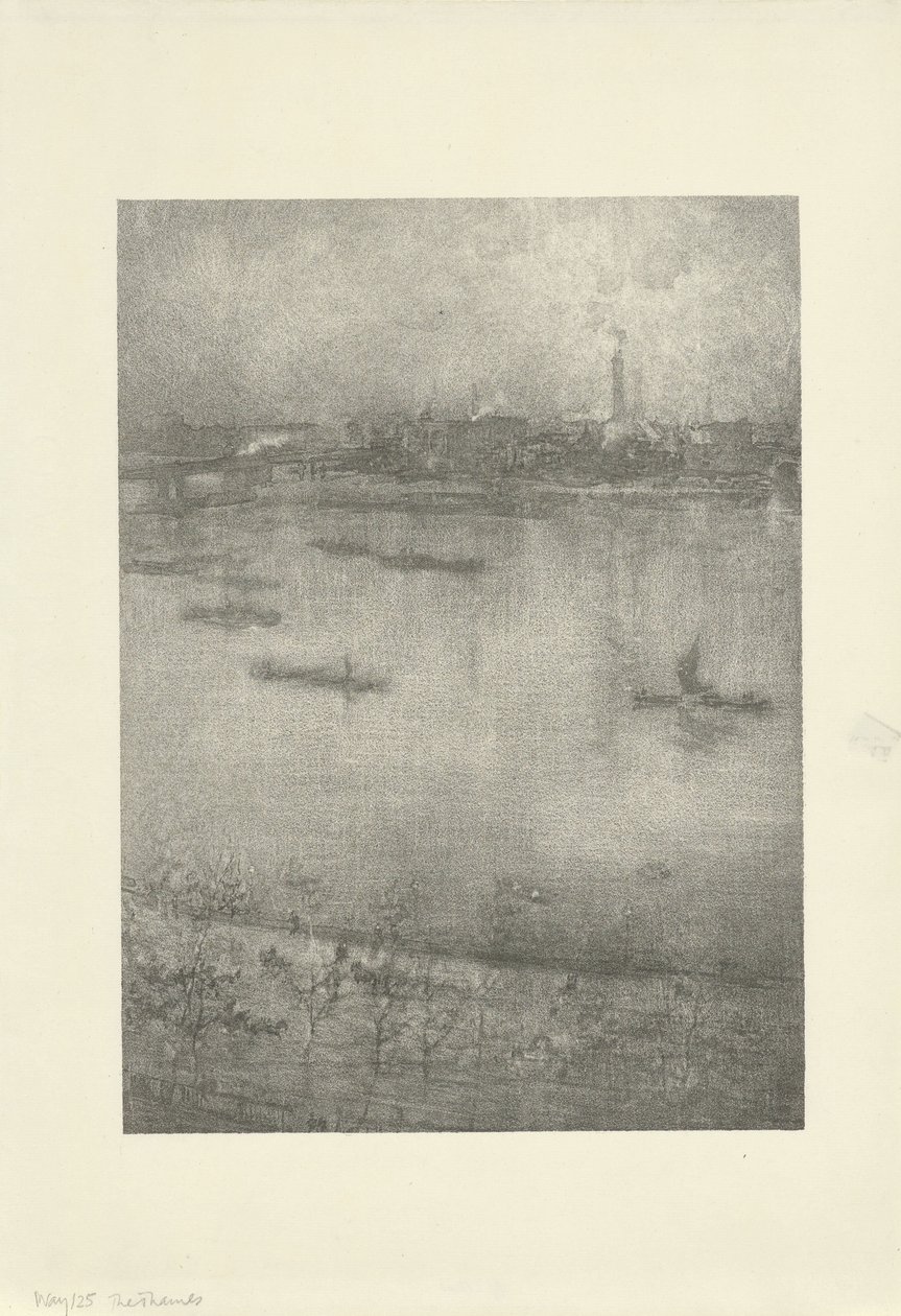Die Themse von James Abbott McNeill Whistler